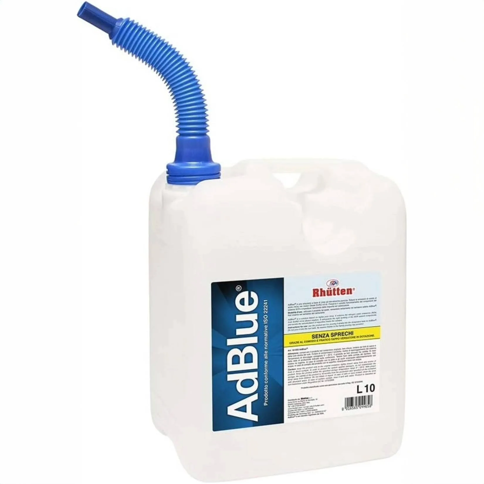 Rhütten AdBlue 10?L – Urea Purissima BASF ISO?22241, Additivo Sintetico per Motori Diesel Euro?6 - immagine 7