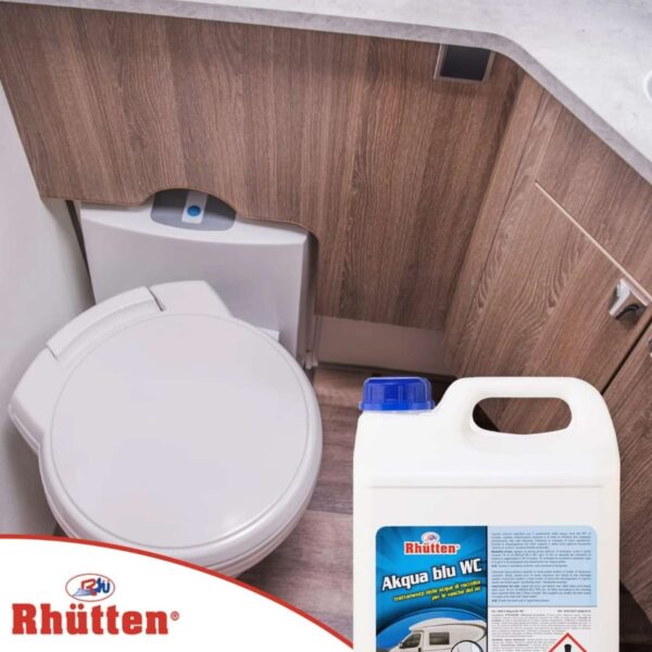 Rhütten Akqua Blu WC 5 Litri – Disgregante Chimico Camper & Liquido Acque Nere Blu - immagine 6