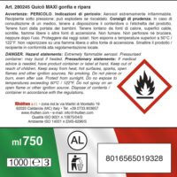 Rhütten Quico Maxi 750 ml – Spray Gonfia & Ripara Gomme per Auto, Moto, SUV & Campe - immagine 2