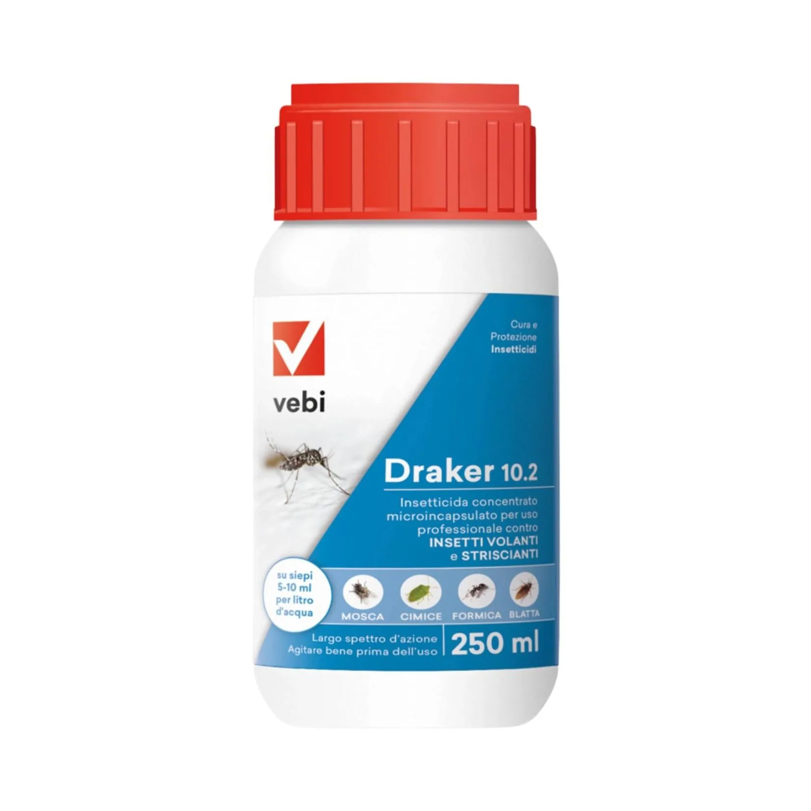 Insetticida concentrato microincapsulato 250ml Made in Italy insetti volanti striscianti Insetticida concentrato microincapsulato 250ml Made in Italy insetti volanti striscianti