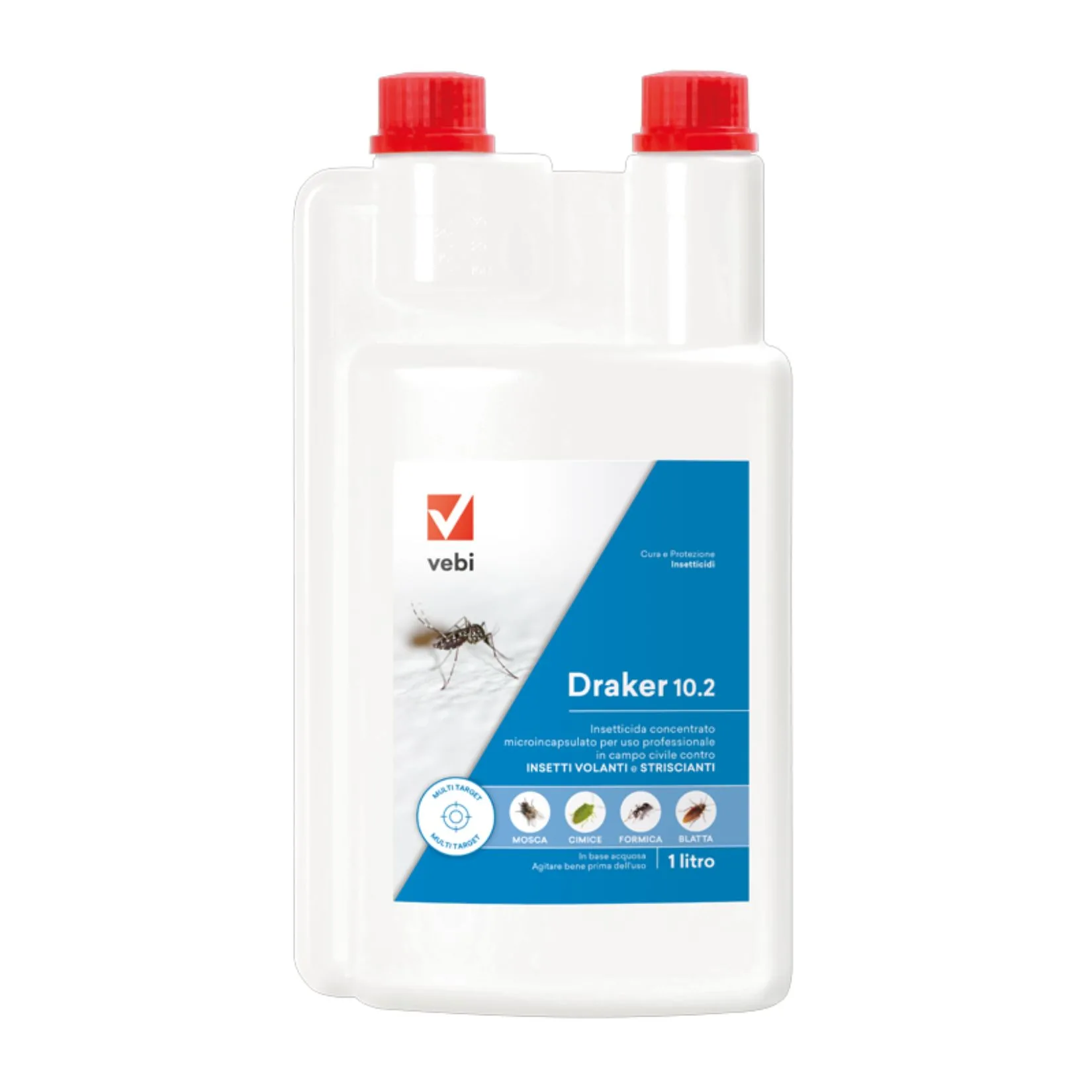 Vebi DRAKER 10.2 insetticida concentrato microincapsulato 1L Vebi DRAKER 10.2 insetticida concentrato microincapsulato 1L
