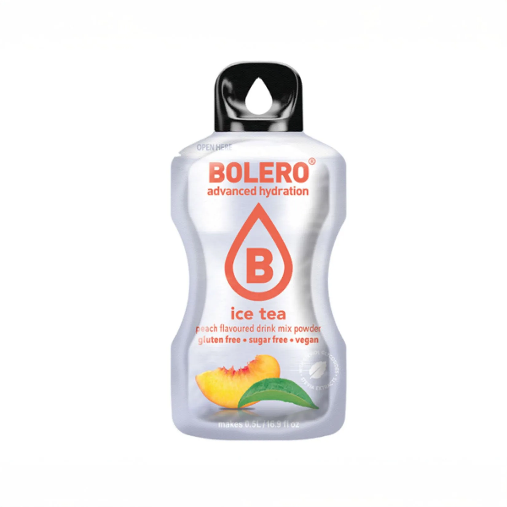 Bolero Stiks Ice Tea Pesca – Bevanda Istantanea al Tè alla Pesca, Senza Zuccheri, Bustine da 3g – Dissetante, Low Calorie, Ideale per Sport e Dieta - immagine 1