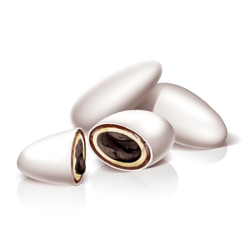 Confetti Crispo – CiocoPassion Amaretto & Arancia 1 kg – Cioccolato al Latte Ripieno di Crema Bianca, Eleganti per Matrimoni & Feste - immagine 2
