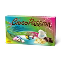 Confetti Crispo – CiocoPassion Colori Assortiti – Cioccolato al Latte Ripieno Bianco, Esplosione di Colori per Matrimoni & Eventi Speciali
