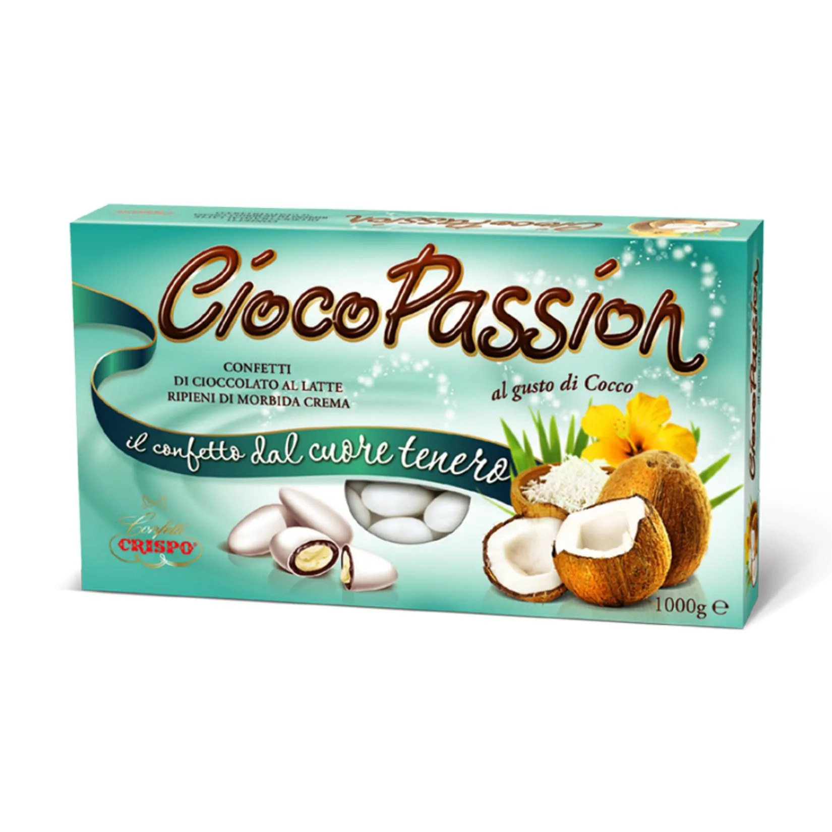 19607-jpg.webp Confetti Crispo – CiocoPassion Cocco – Cioccolato al Latte Ripieno di Crema di Cocco, Gusto Esotico per Matrimoni & Feste Speciali - immagine 1