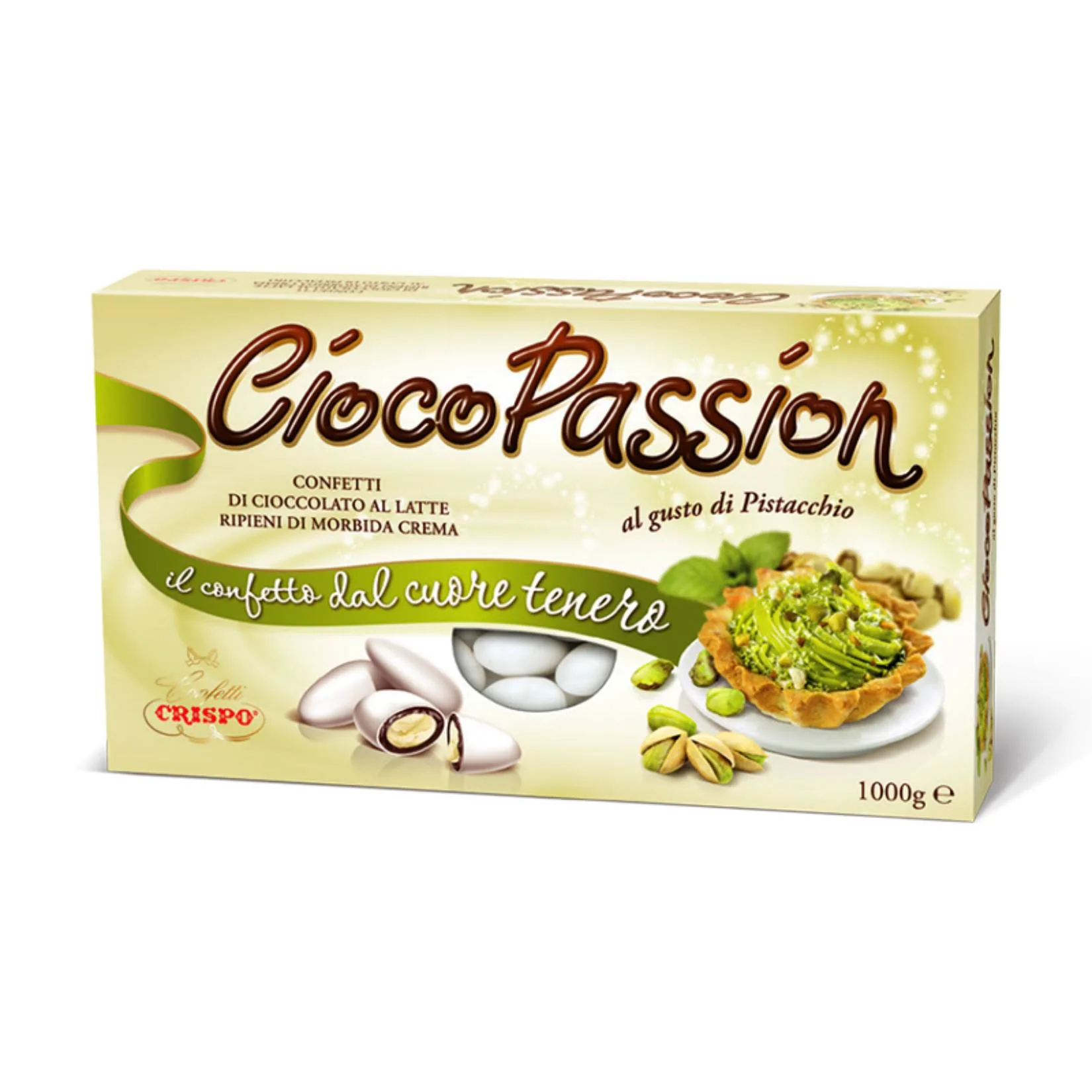 19630-jpg.webp Confetti Crispo – CiocoPassion Granella di Pistacchio Bianco 1 kg – Croccanti & Cremosi, Perfetti per Matrimoni e Feste Speciali - immagine 1