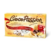 Confetti Crispo  CiocoPassion Cereali 1 kg – Croccante Cuore Bianco e Ripieno di Cereali, Gusto Unico per Matrimoni & Feste Speciali