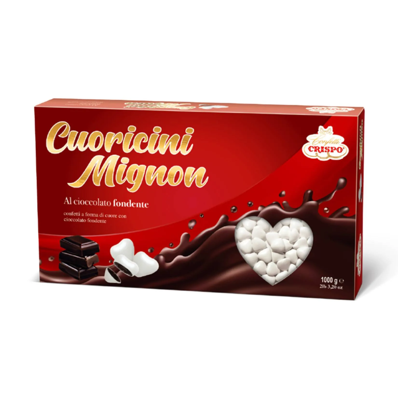 Cuoricini Mignon Confetti Fondente 1 kg