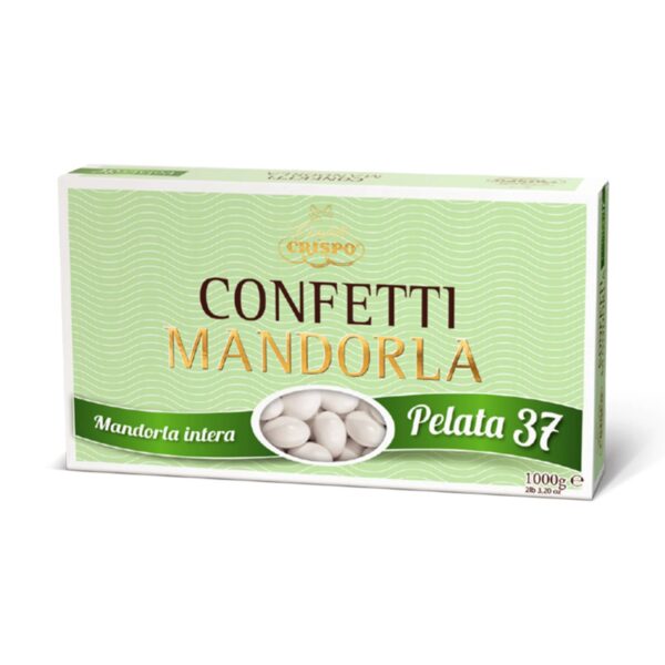 Confetti Crispo – Confetti Mandorla Pelata 1 kg – Mandorle Intere di Qualità Premium per Matrimoni & Eventi Speciali - immagine 1