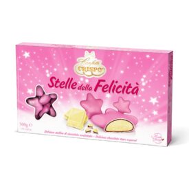 500 g confetti stelle rosa Crispo Stelle della Felicità.