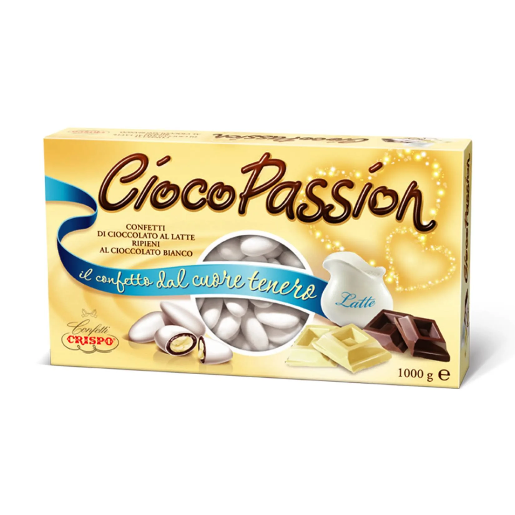 Confetti Crispo CiocoPassion Cioccolato al Latte 1 kg – Gusto Irresistibile per Matrimoni & Feste Speciali - immagine 1