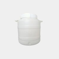 Ecoplast – Fusto in Plastica 30 Litri a Bocca Larga con Guarnizione e Tappo – Contenitore Alimentare  Made in Italy