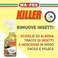 Ma–Fra  Killer Detergente Auto 500 ml | Spray Elimina Insetti e Moscerini | Rimuove Macchie Senza Strofinare Facile e Veloce - immagine 2