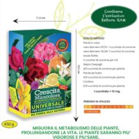 Crescita Miracolosa – Concime Granulare Universale per Piante da Interno ed Esterno – Formato 450g - immagine 3