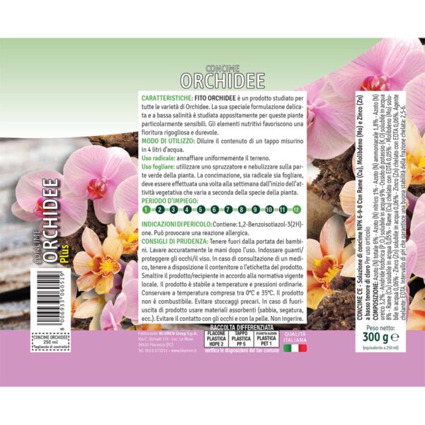 Fito Orchidee Plus 250 ml | Concime Liquido per Orchidee Fiorite e Sane - immagine 2