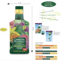 Crescita Miracolosa – Nutrimento Universale Piante Verdi e da Fiore 750 ml – Concime Liquido Completo - immagine 4