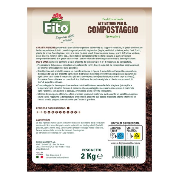 Fito Attivatore Compostaggio | Bioattivatore Naturale per Decomposizione e Humus Fertile - immagine 2