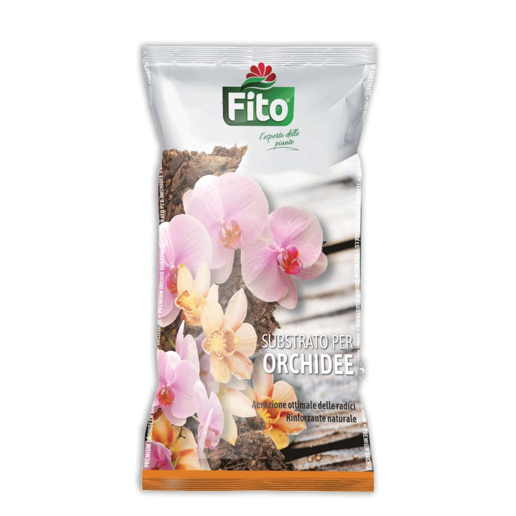 Substrato Orchidee Fito 1 L – corteccia di pino, vermicompost per radici sane e fioritura duratura