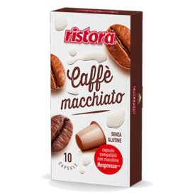 Ristora Caffè Macchiato 60 capsule compatibili Nespresso – cremoso e aromatico