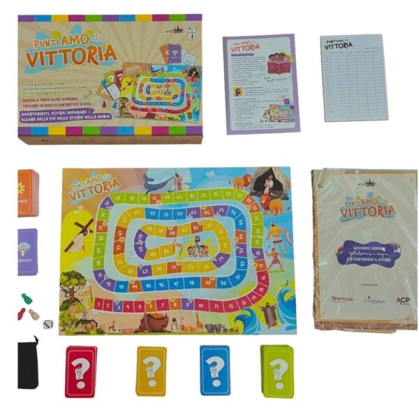 Rocard® | Puntiamo alla Vittoria – Gioco da Tavolo Biblico Educativo | Gioco da Tavolo da 2 a 6 Giocatori per Tutta la Famiglia, Gioco per Bambini e Bambine da 6 Anni in su - immagine 2