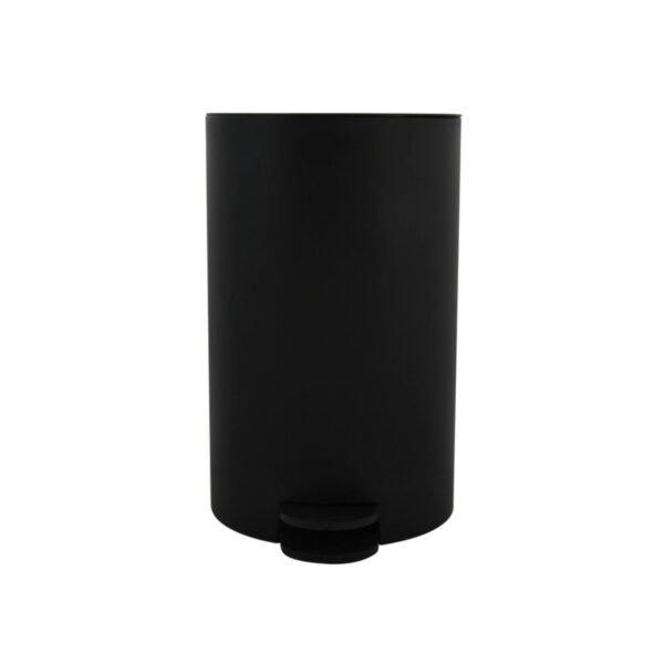 MSV –  Pattumiera Bagno 3L Osaki – Cestino a Pedale con Coperchio e Secchio Interno Estraibile, Compatta e Elegante, Nera - immagine 3