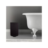 MSV –  Pattumiera Bagno 3L Osaki – Cestino a Pedale con Coperchio e Secchio Interno Estraibile, Compatta e Elegante, Nera - immagine 5