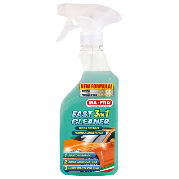 Ma-Fra Fast Cleaner 3in1 Quick Detailer 500 ml pulitore rapido auto lucidante clay lube anti pioggia anti impronte