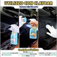 Ma–Fra –  Fast Cleaner 3in1 Quick Detailer 500 ml – Pulitore Rapido Auto Lucidante e Clay Lube – Elimina Sporco e Guano, Effetto Anti Pioggia e Anti Impronte - immagine 5