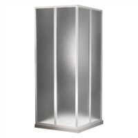Garofalo Box Doccia Angolare 80x80 cm – Cabina Acrilico con Porte Scorrevoli e Profili in Alluminio Regolabile –  Altezza: 183 cm - immagine 3