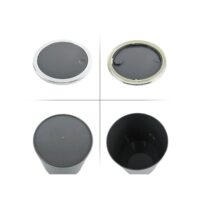 MSV – Pattumiera Bagno Aspen 6L – Cestino Pedale o Coperchio Basculante in Design Moderno Grigio - immagine 3