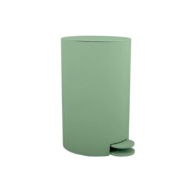 Pattumiera bagno MSV Osaki 3 L verde basile con pedale e secchio interno estraibile in plastica PP
