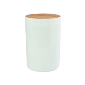 Pattumiera bagno MSV 6L bianca con coperchio basculante