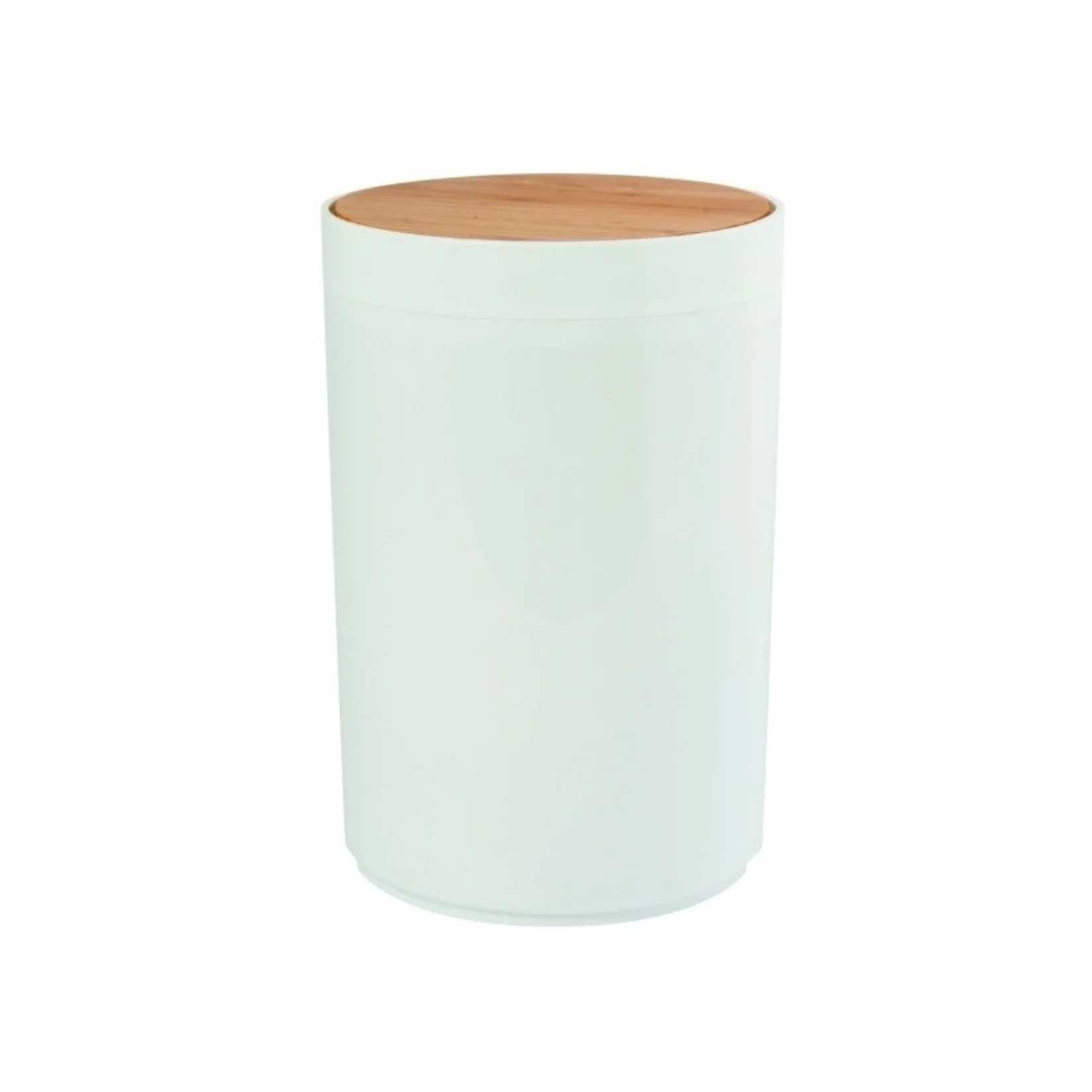 Pattumiera bagno MSV 6L bianca con coperchio basculante