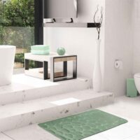 Msv –  Osaki Pattumiera Bagno 3L Verde Basile – Cestino a Pedale in PP con Secchio Interno Estraibile, Compatto e Resistente - immagine 2