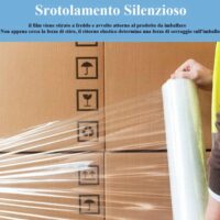 Rocard® Film Estensibile Imballaggio Trasparente 200m x 47cm | Rotolo Pellicola Imballaggio Manuale Extra Resistente per Spedizioni, Traslochi e Magazzino - immagine 8