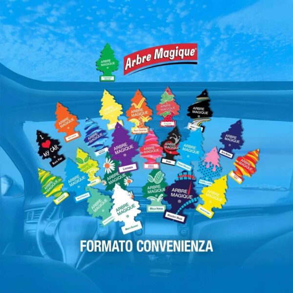 Arbre Magique Box 24 Profumatori Auto Assortiti – Kit Degustazione Fragranze - immagine 3