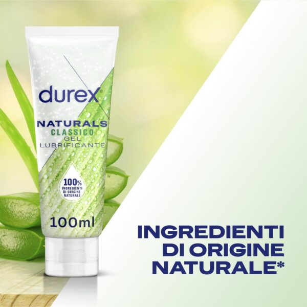 Durex Naturals Pure Gel – Lubrificante Intimo 100 ml - immagine 2
