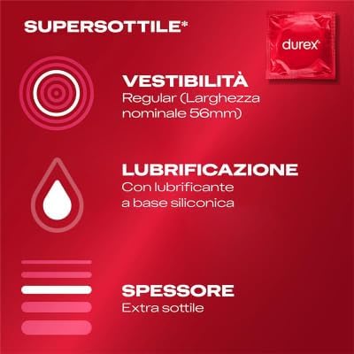 20170.jpg Durex Surprise Me – Kit Preservativi Assortiti Sottili con Rilievi e Nervature, Easy-On Lubrificati con Serbatoio, Confezione da 40 Profilattici - immagine 3