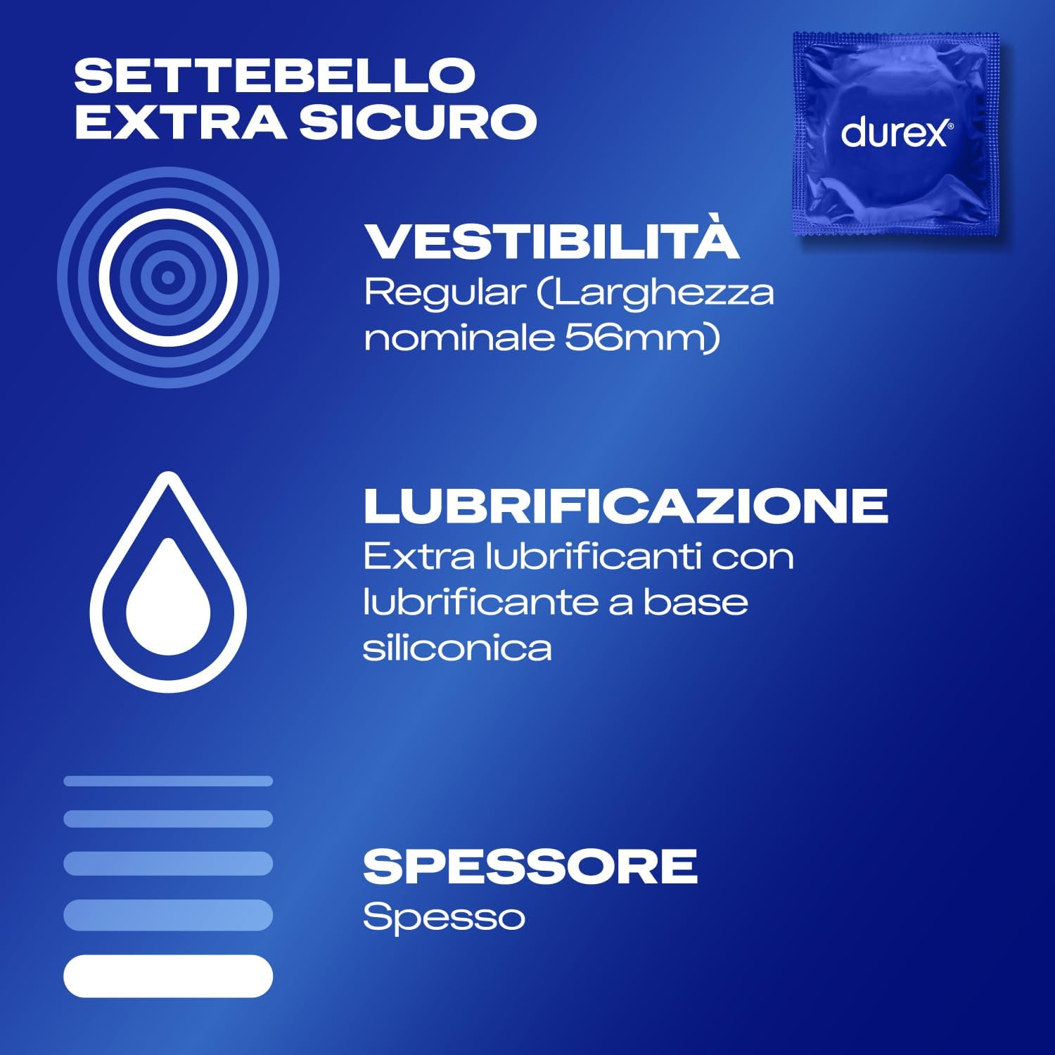 20171.jpg Durex Surprise Me – Kit Preservativi Assortiti Sottili con Rilievi e Nervature, Easy-On Lubrificati con Serbatoio, Confezione da 40 Profilattici - immagine 4