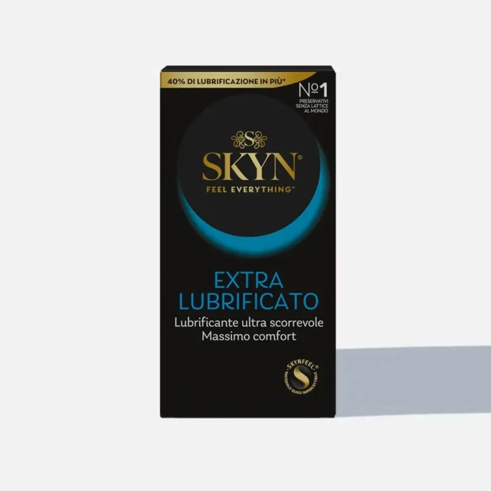 20210-jpg.webp SKYN® Extra – Preservativi Senza Lattice in Poliisoprene (SKYNFEEL®), Extra Lubrificati (+40% silicone), 53 mm Regular, Lisci con Serbatoio, Comfort & Sensibilità, 36 Profilattici. - immagine 1