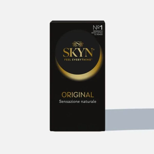 SKYN® Close Feel – Preservativi Senza Lattice in Poliisoprene, Ultra Morbidi e Sottili, Larghezza 51 mm, Lisci e Lubrificati con Serbatoio, Sensazione Naturale. - immagine 1