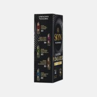 SKYN® Unknown Pleasures – Preservativi Senza Lattice in Poliisoprene (SKYNFEEL®), Assortiti Lisci & Stimolanti, Aromatizzati con Effetto Caldo/Brivido/Fresco, Larghezza 53 mm, con Serbatoio. Confezione da 42 Preservativi - immagine 2