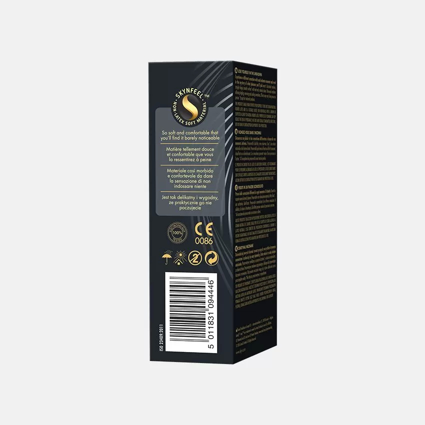 20244.jpg SKYN® Unknown Pleasures – Preservativi Senza Lattice in Poliisoprene (SKYNFEEL®), Assortiti Lisci & Stimolanti, Aromatizzati con Effetto Caldo/Brivido/Fresco, Larghezza 53 mm, con Serbatoio. Confezione da 42 Preservativi - immagine 3