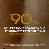 SKYN® Selection – Preservativi Senza Lattice in Poliisoprene (SKYNFEEL®), Assortiti Original/Extra-Lube/Intense Feel, 53 mm Regular, Lisci & Stimolanti con Serbatoio – Confezione da 35 preservativi - immagine 5