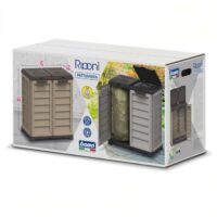 Bama – Pattumiera Riponi: 2 sacchi da 100L – Beige – Resina riciclabile, facile da pulire. - immagine 3