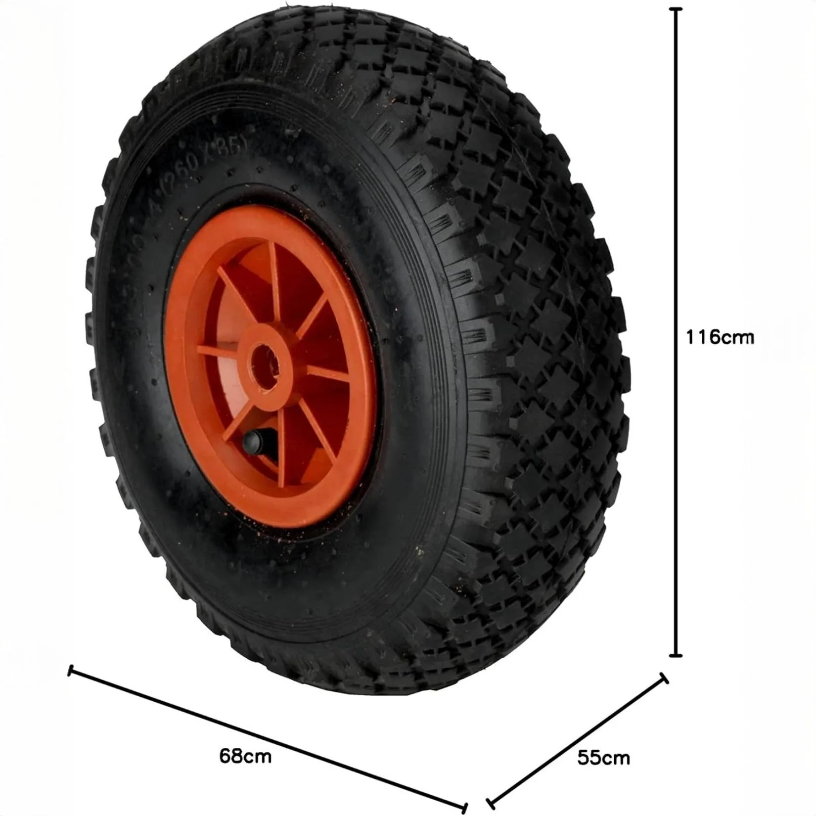 Garden Friend – Carrello Trasporto Universale con Ruote Pneumatiche 200 kg - immagine 4