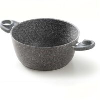 Accademia Mugnano Cuore di Pietra – Casseruola 20 cm con 2 Manici, Antiaderente Antigraffio