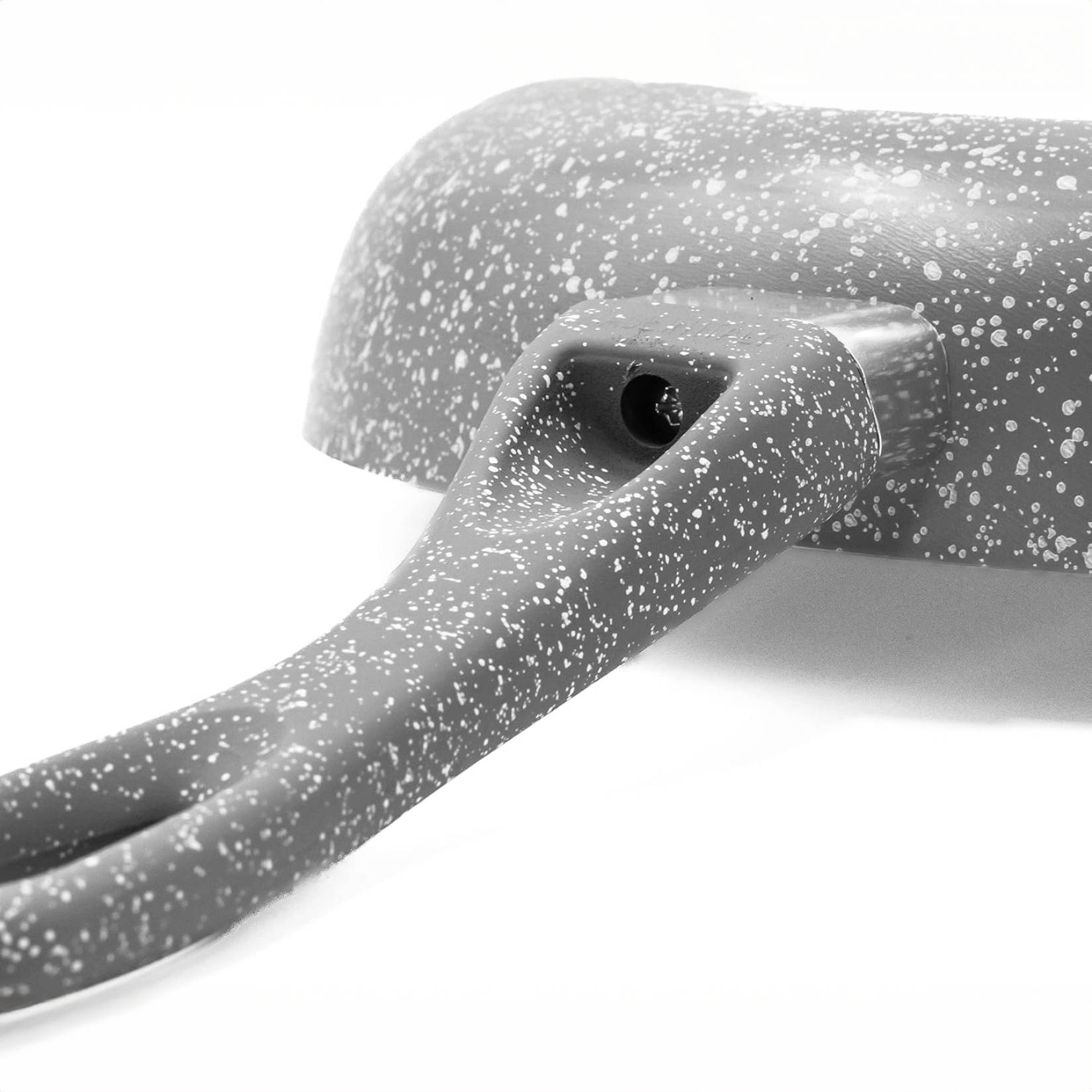 20443.jpg Zanetti Pietra Rara – Padella Antiaderente 30 cm in Alluminio, Manico Soft Touch, Alta Resistenza, Grigio – Made in Italy - immagine 5