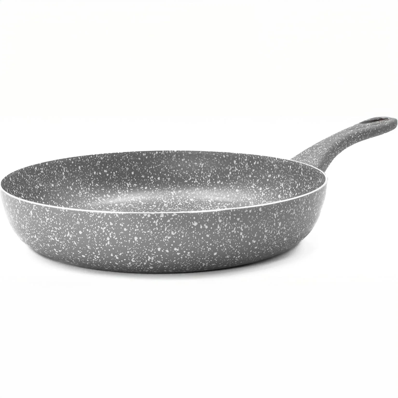 Zanetti Pietra Rara – Padella Antiaderente 20 cm in Alluminio, Manico Soft Touch, Grigio, Made in Italy - immagine 1