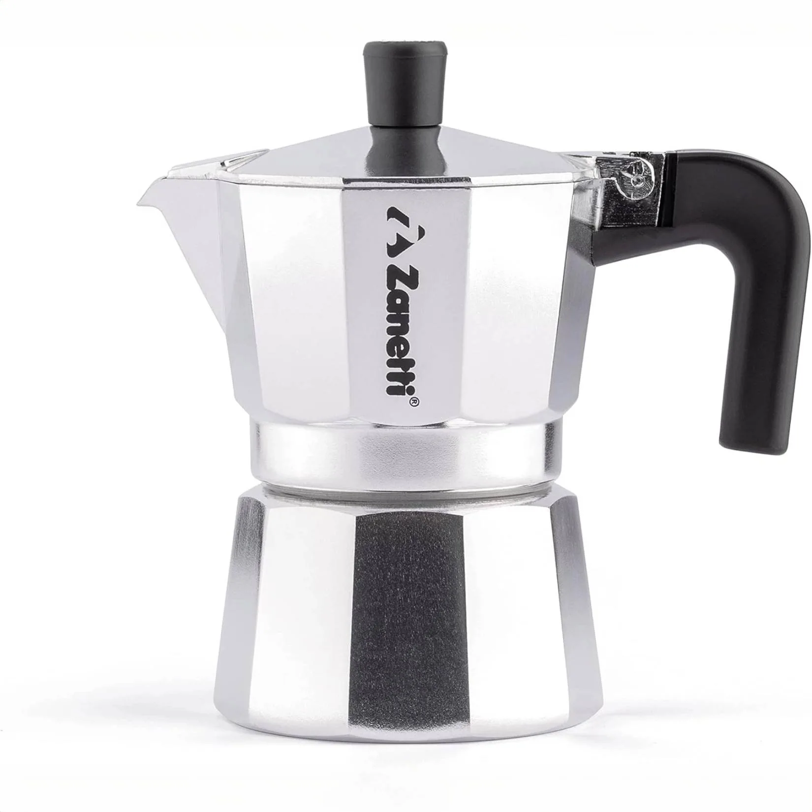 20451-jpg.webp Zanetti – Mama Moka 3 Tazze in Alluminio – Caffettiera Espresso Anti-Goccia con Guarnizione in Silicone e Manico Ergonomico - immagine 1